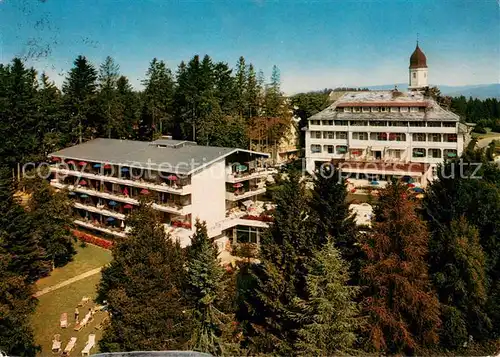 AK / Ansichtskarte Hoechenschwand Kurhaus Hotel und Sanatorium St Georg Fliegeraufnahme Hoechenschwand