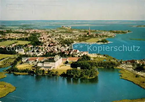 AK / Ansichtskarte Schleswig_Schlei Fliegeraufnahme Schleswig_Schlei