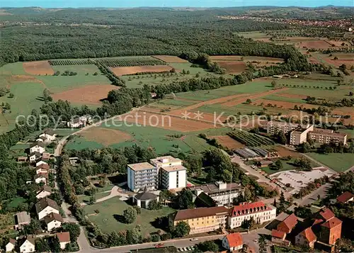 AK / Ansichtskarte Mingolsheim Fliegeraufnahme Sanatorium St. Rochus Mingolsheim