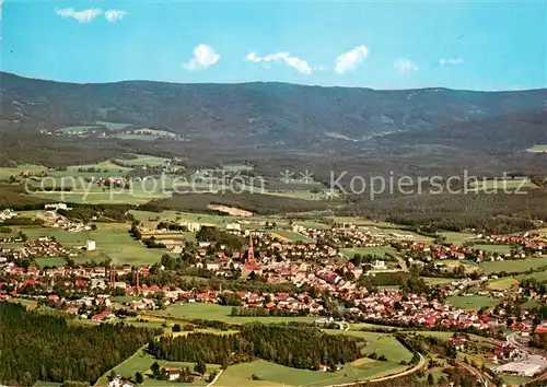 AK / Ansichtskarte Zwiesel__Niederbayern Fliegeraufnahme Gesamtansicht 