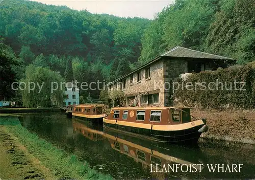 AK / Ansichtskarte Llanfoist_Wharf Brecon and Abergavenny Canal 