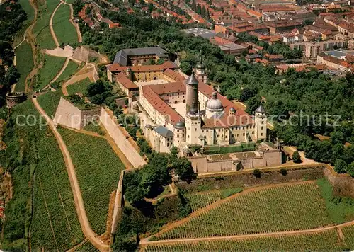 AK / Ansichtskarte Wuerzburg Fliegeraufnahme Festung Marienberg Wuerzburg