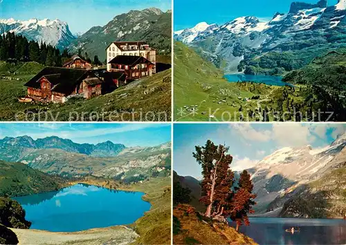 AK / Ansichtskarte Jochpass Hotel Engstlenalp Panorama Bergsee Jochpass