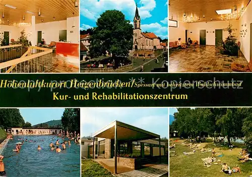 AK / Ansichtskarte Heigenbruecken Kur  und Rehabilitationszentrum Waldschwimmbad Hoehenluftkurort Heigenbruecken