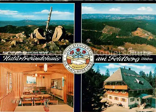 AK / Ansichtskarte Feldberg_1450m_Schwarzwald Naturfreundehaus am Feldberg  