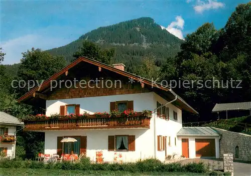 AK / Ansichtskarte Schoenau_Koenigssee Gaestehaus Haus Illig Schoenau Koenigssee