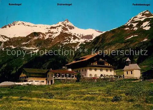 AK / Ansichtskarte Matrei_Osttirol Tauernhaus mit Rotenkogel Dichtenkogel und Fechtebenkogel Matrei_Osttirol