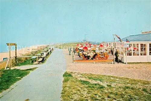 AK / Ansichtskarte Domburg Strandhotel Badpaviljoen Promenade Domburg