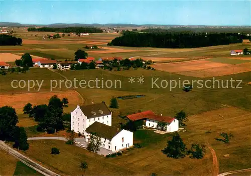 AK / Ansichtskarte Engelsberg_Oberbayern Fliegeraufnahme Caritas Erholungsheim St. Notburga Engelsberg Oberbayern