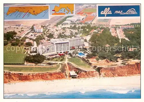 AK / Ansichtskarte Albufeira Fliegeraufnahme Hotel Alfa Mar Praia da Falesia Albufeira