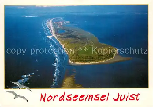 AK / Ansichtskarte Juist_Nordseebad Fliegeraufnahme Juist_Nordseebad