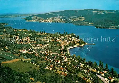 AK / Ansichtskarte Wangen_Bodensee Fliegeraufnahme Wangen Bodensee