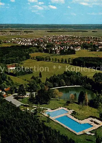 AK / Ansichtskarte Bad_Woerishofen Schwimmbad am Sonnenbuechlsee Gartensiedlung Bad_Woerishofen