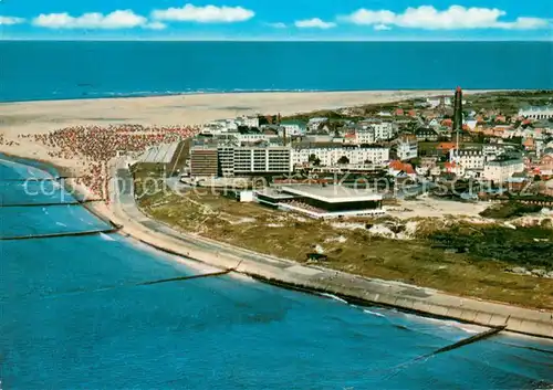 AK / Ansichtskarte Borkum Fliegeraufnahme Borkum