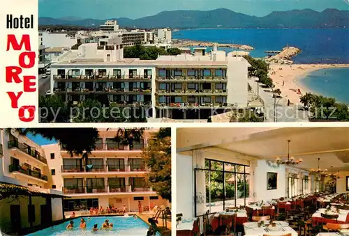 AK / Ansichtskarte Cala_Bona Hotel Moreyo Freibad Speisesaal Cala_Bona