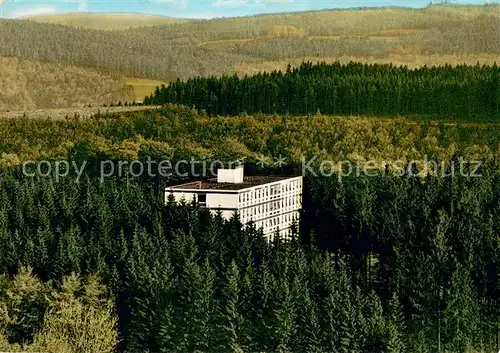 AK / Ansichtskarte Hoheleye Sanatorium auf der Hoheleye Fliegeraufnahme Hoheleye