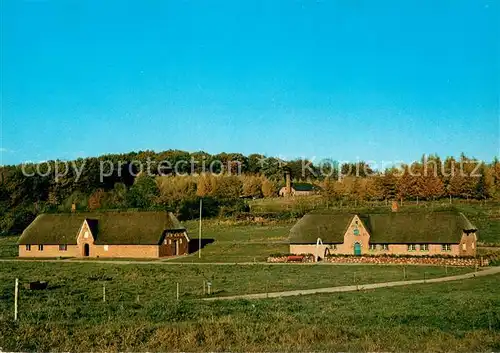 AK / Ansichtskarte Rammsee_Kiel Schleswig Holsteinisches Freilichtmuseum Haeuser aus dem nordfriesischen Uthlanden Rammsee Kiel