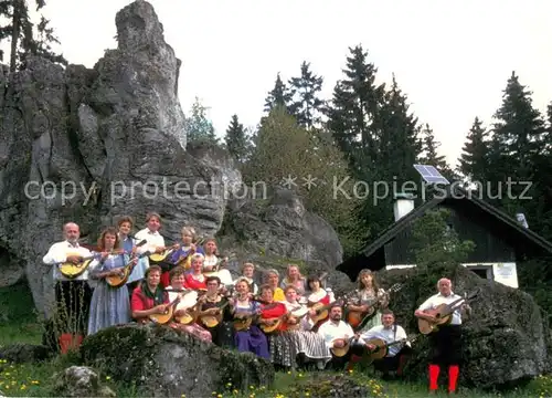 AK / Ansichtskarte Staffelstein Klampfengruppe des TVDN Staffelstein