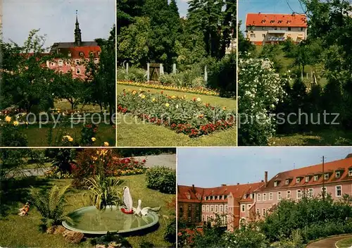 AK / Ansichtskarte Himmelkron Pflegeanstalt Himmelkron Park Brunnen Himmelkron