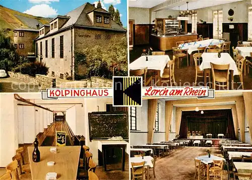 AK / Ansichtskarte Lorch_Rheingau Kolpinghaus Teilansichten Lorch Rheingau