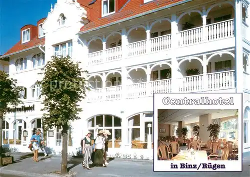 AK / Ansichtskarte Binz_Ruegen Centralhotel Aussenansicht Binz_Ruegen