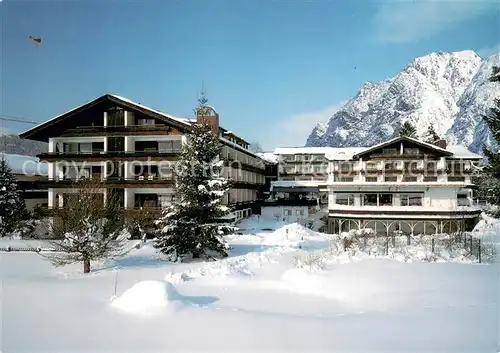 AK / Ansichtskarte Oberstdorf Kneippkurhaus Christl. Hospiz Sanatorium Hallenbad Winter Schnee Oberstdorf