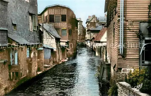 AK / Ansichtskarte Pont Audemer Vieilles maisons sur la riviere Pont Audemer