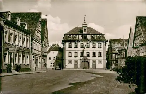 AK / Ansichtskarte Roettingen_Lauchheim Marktplatz Roettingen_Lauchheim