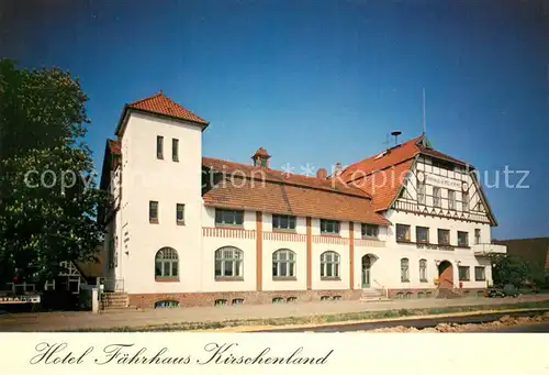 AK / Ansichtskarte Jork Koenigreich Hotel Faehrhaus Kirschenland Aussenansicht Jork Koenigreich