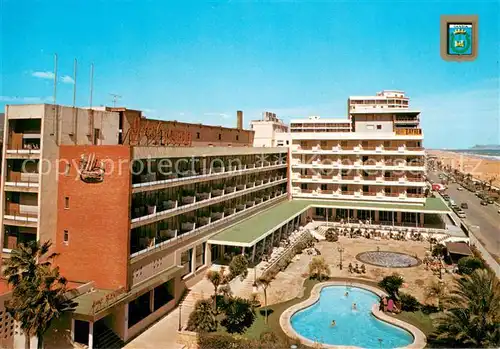 AK / Ansichtskarte Gandia Hotel Bayren Swimming Pool Gandia