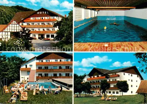 AK / Ansichtskarte Auetal Waldhotel Muehlenhof Pool Auetal