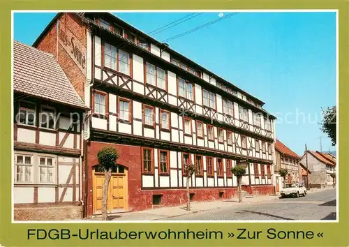 AK / Ansichtskarte Neustadt_Harz FDGB Urlauberwohnheim Zur Sonne Neustadt_Harz