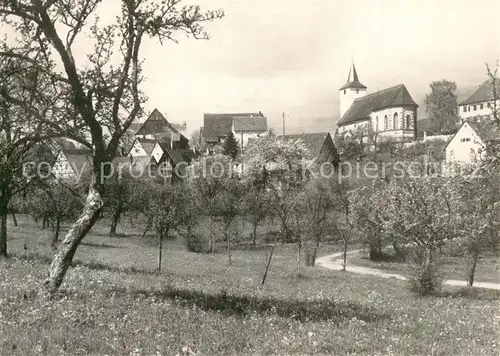 AK / Ansichtskarte Oberiflingen Ortsansicht mit Kirche Ort im Schwarzwald Oberiflingen