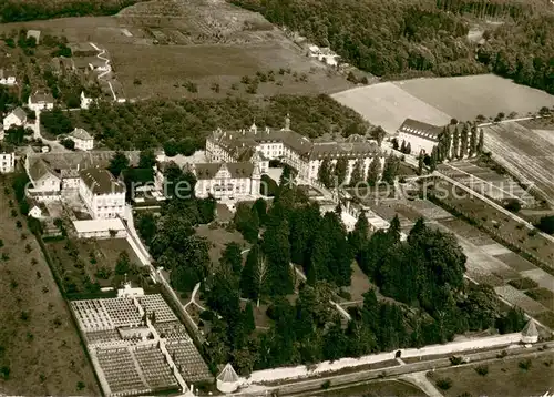 AK / Ansichtskarte Konstanz_Bodensee Kloster Hegne Fliegeraufnahme Konstanz_Bodensee