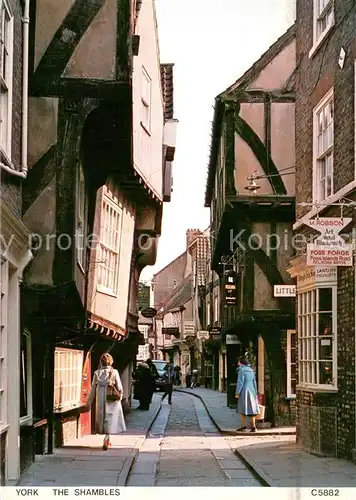 AK / Ansichtskarte York The Shambles 