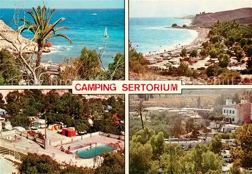 AK / Ansichtskarte Villajoyosa Camping Sertorium Badestrand Villajoyosa