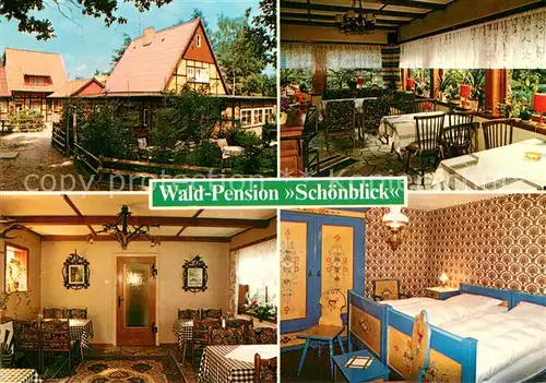 AK / Ansichtskarte Duebbekold Waldpension Schoenblick Restaurant Fremdenzimmer Duebbekold