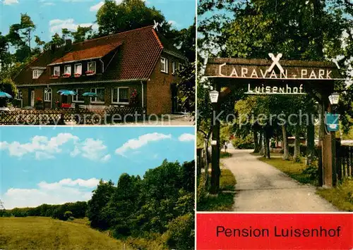 AK / Ansichtskarte Wolterdingen_Soltau Caravan Park Luisenhof Schlumbohm Pension Luisenhof Wolterdingen Soltau