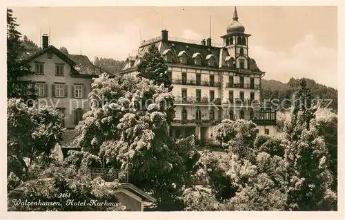 AK / Ansichtskarte Walzenhausen_AR Hotel Kurhaus Walzenhausen AR