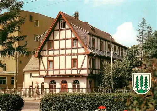 AK / Ansichtskarte Thalheim_Erzgebirge Gaststaette Hotel Deutsches Eck Thalheim Erzgebirge