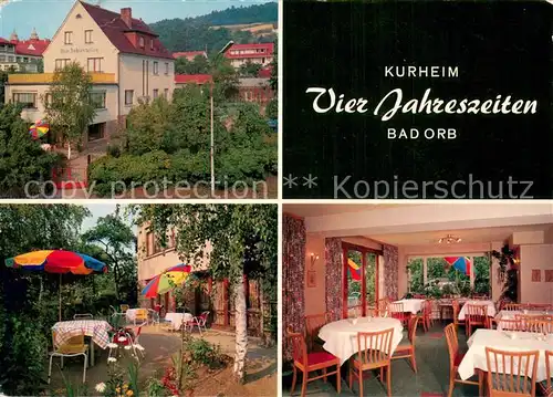 AK / Ansichtskarte Bad_Orb Kurheim Vier Jahreszeiten Teilansichten Bad_Orb