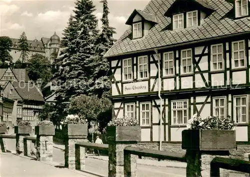 AK / Ansichtskarte Stolberg_Harz Haus Ehrenberg Fachwerkhaus Stolberg Harz