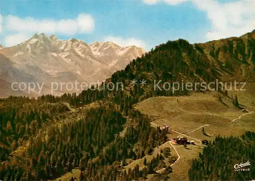 AK / Ansichtskarte Oberstdorf Schoenblick mit Soellereck und Blick auf Maedelegabelgruppe Fliegeraufnahme Oberstdorf
