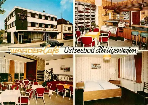 AK / Ansichtskarte Heiligenhafen_Ostseebad Warder Cafe Hotel Pension Fremdenzimmer Heiligenhafen_Ostseebad