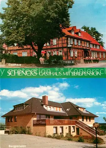 AK / Ansichtskarte Amelinghausen_Lueneburger_Heide Schencks Gasthaus mit Bergpension Amelinghausen_Lueneburger