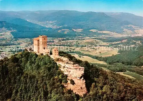 AK / Ansichtskarte Annweiler_Trifels Fliegeraufnahme mit Burg Trifels Annweiler_Trifels