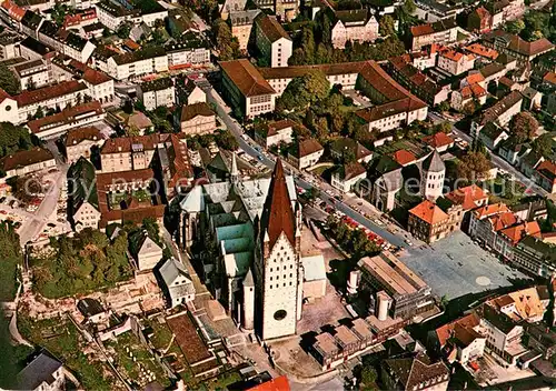 AK / Ansichtskarte Paderborn Fliegeraufnahme mit Dom Paderborn