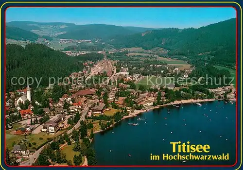 AK / Ansichtskarte Titisee Fliegeraufnahme Titisee