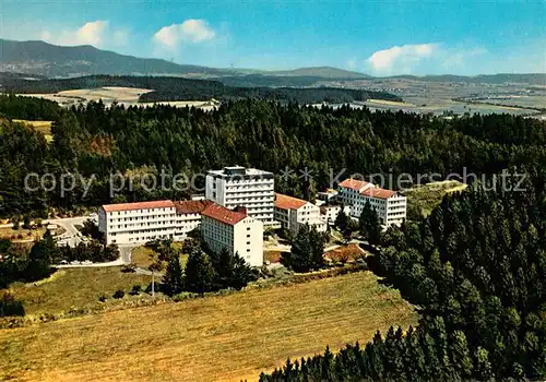 AK / Ansichtskarte Cham_Oberpfalz Bayerwaldsanatorium Windischbergerdorf Fliegeraufnahme Cham Oberpfalz