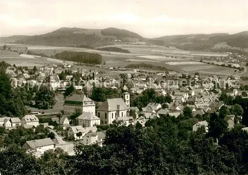 AK / Ansichtskarte Gersfeld_Rhoen Fliegeraufnahme Gersfeld Rhoen